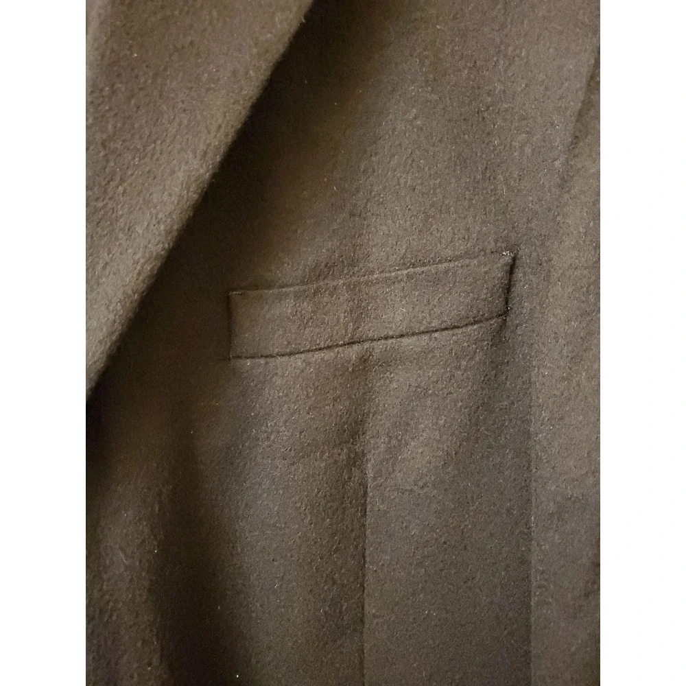 Andrew Fezza Blazer Men's‎ Black 100% Cashmere 3 Button Sz. 42L